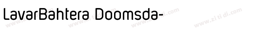 LavarBahtera Doomsda字体转换